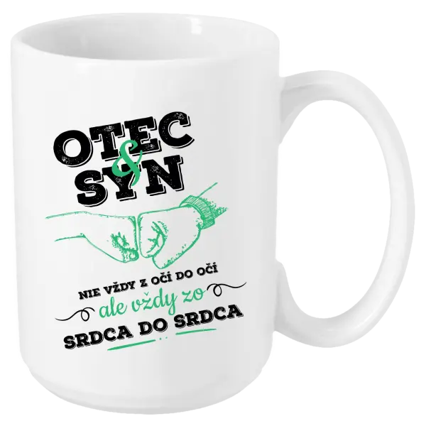 Hrnček Otec a syn, zo srdca do srdca