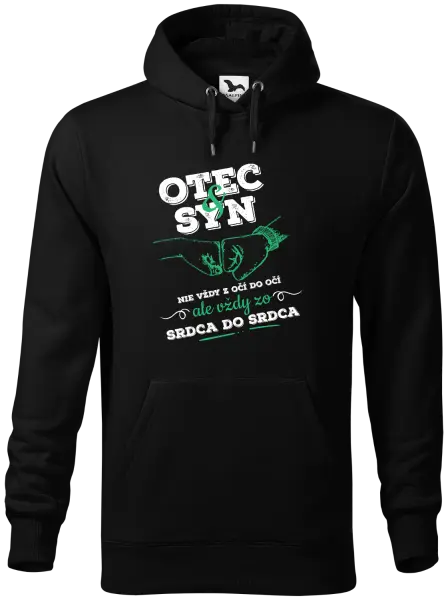 Pánska mikina Otec a syn, zo srdca do srdca