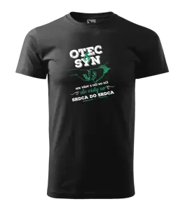 Pánske tričko Otec a syn, zo srdca do srdca