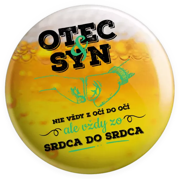 Placka Otec a syn, zo srdca do srdca