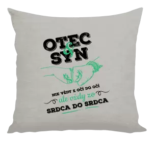 Vankúš Otec a syn, zo srdca do srdca