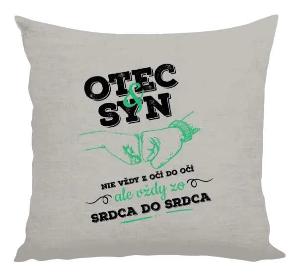 Vankúš Otec a syn, zo srdca do srdca