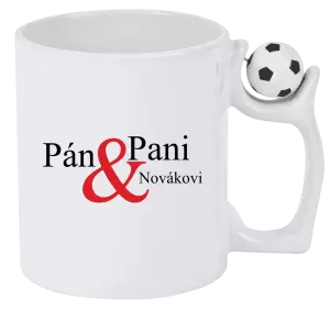 Hrnček Pán a pani s vlastným priezviskom