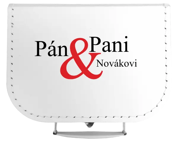 Kufrík Pán a pani s vlastným priezviskom