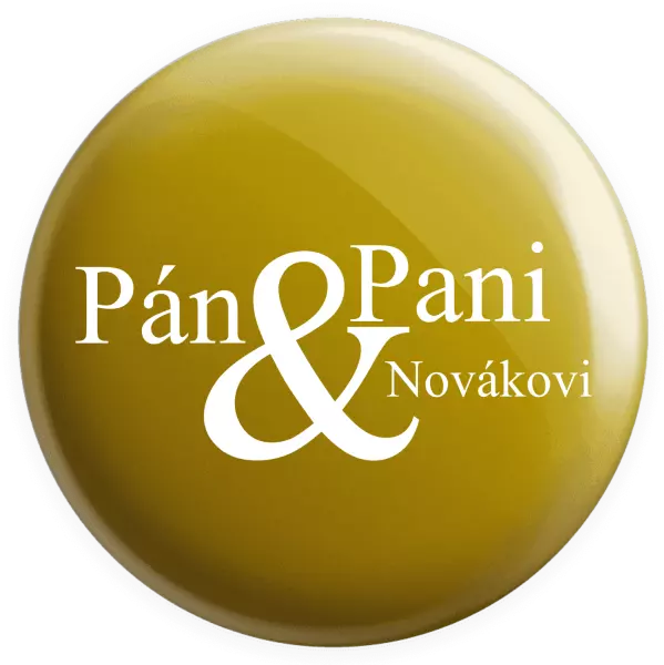 Placka Pán a pani s vlastným priezviskom