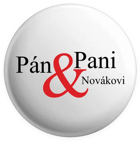 Placka Pán a pani s vlastným priezviskom