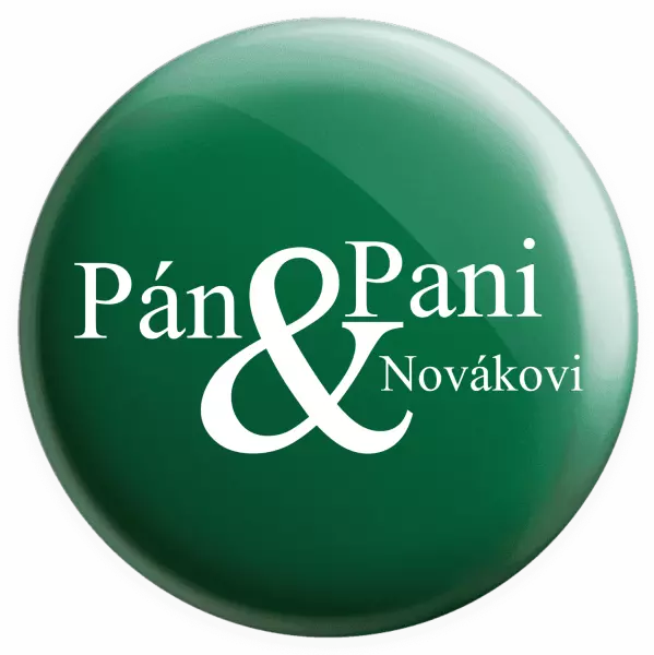 Placka Pán a pani s vlastným priezviskom