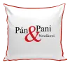 Vankúš Pán a pani s vlastným priezviskom