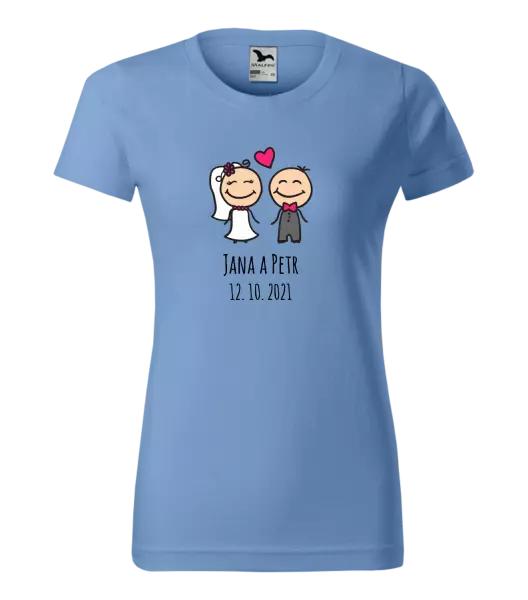 Dámske tričko Panáčikovia s menami
