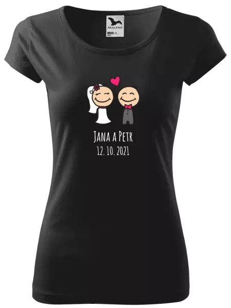 Dámske tričko Panáčikovia s menami