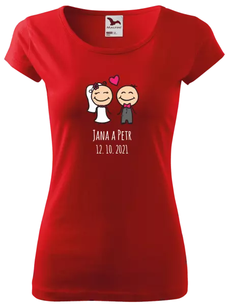 Dámske tričko Panáčikovia s menami