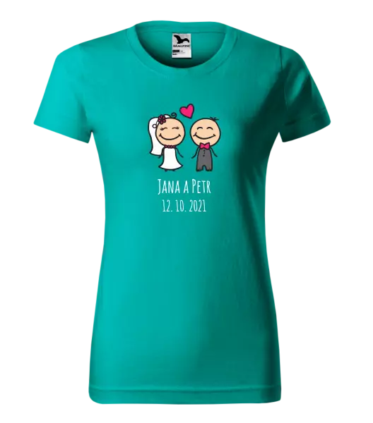 Dámske tričko Panáčikovia s menami