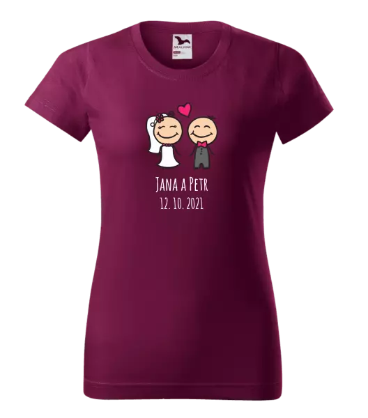 Dámske tričko Panáčikovia s menami