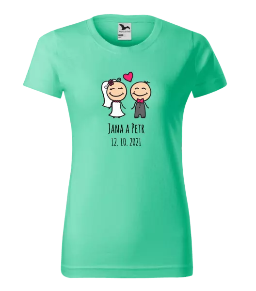 Dámske tričko Panáčikovia s menami