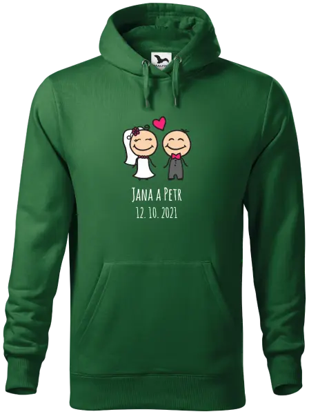 Pánska mikina Panáčikovia s menami