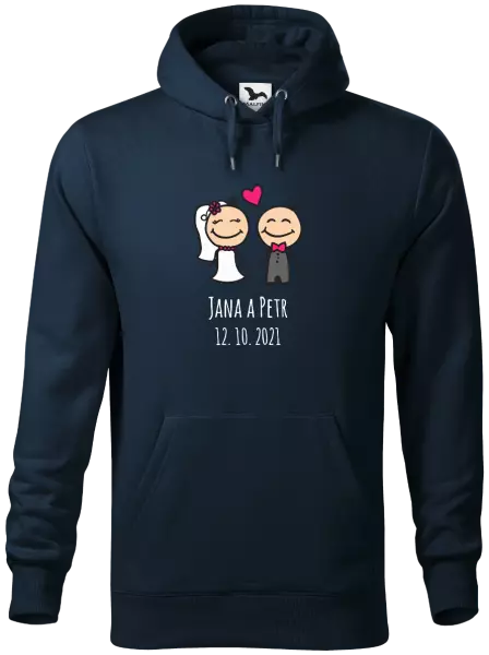 Pánska mikina Panáčikovia s menami
