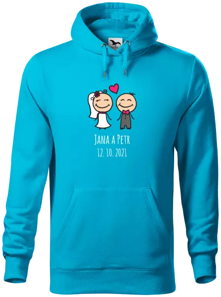 Pánska mikina Panáčikovia s menami