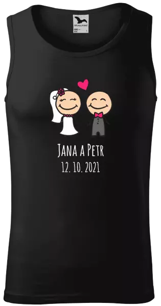 Pánske tielko Panáčikovia s menami