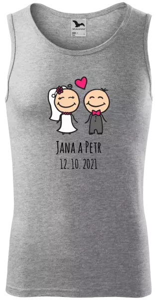 Pánske tielko Panáčikovia s menami