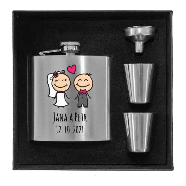 Ploskačka v krabičke Panáčikovia s menami