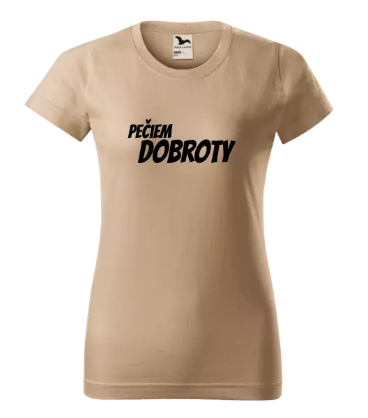 Dámske tričko Pečiem dobroty