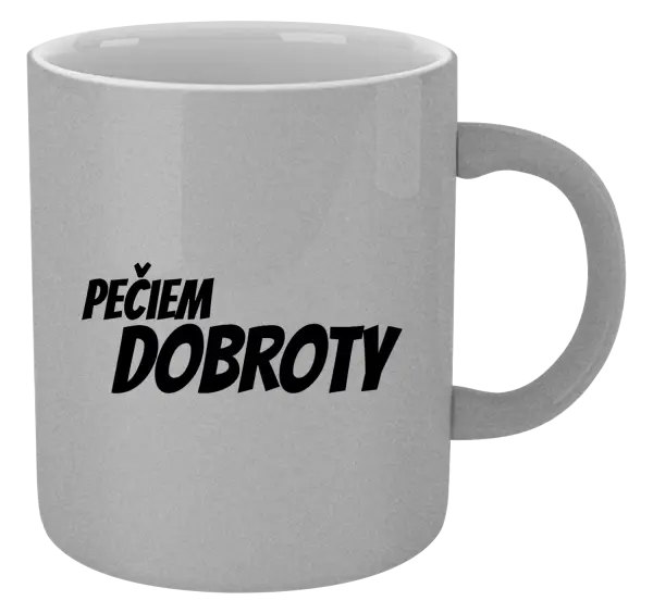 Hrnček metalický Pečiem dobroty