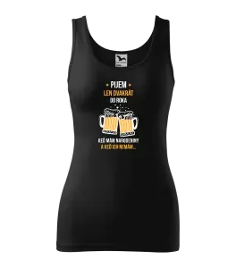 Dámske tielko Pijem len dvakrát do roka