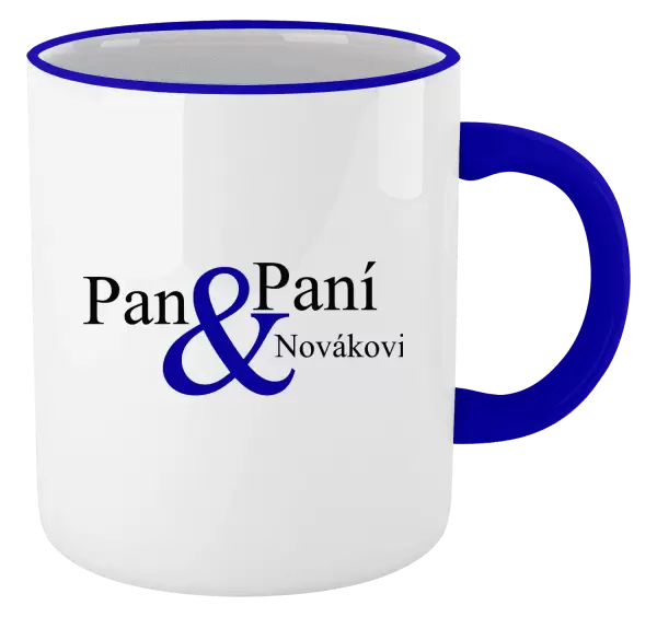 Hrnek Pan a Paní s vlastním příjmením