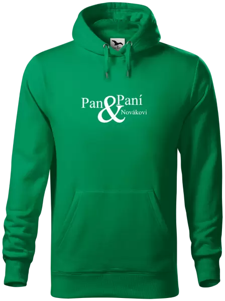 Pánská mikina Pan a Paní s vlastním příjmením
