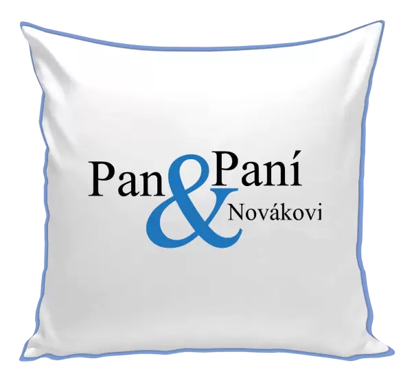 Polštář Pan a Paní s vlastním příjmením