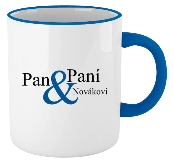 Hrnek Pan a Paní s vlastním příjmením