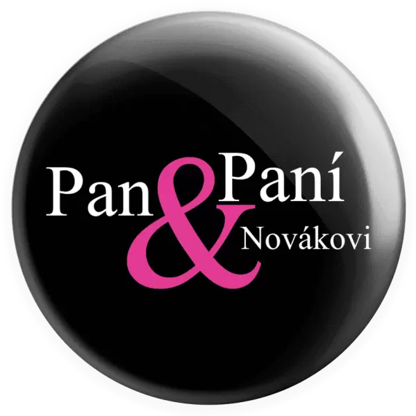 Placka Pan a Paní s vlastním příjmením