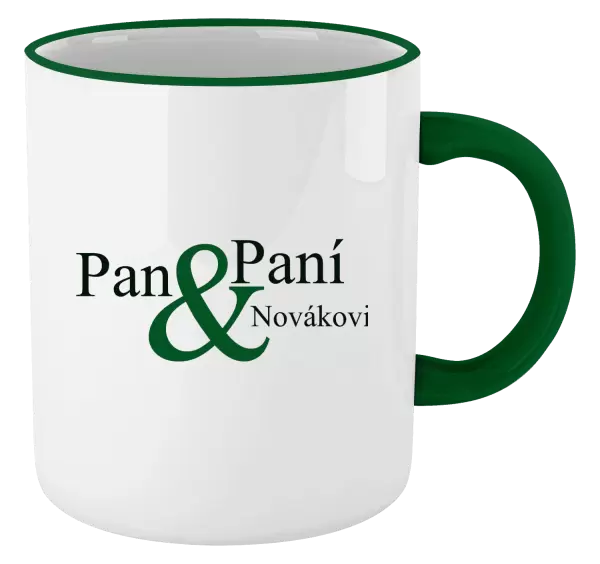 Hrnek Pan a Paní s vlastním příjmením