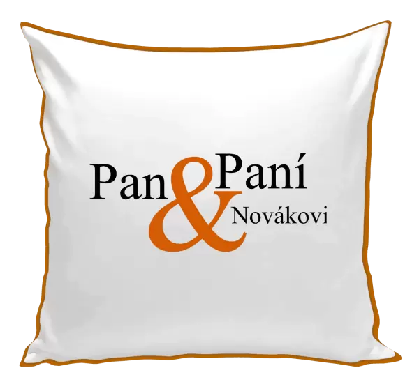 Polštář Pan a Paní s vlastním příjmením