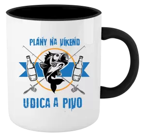 Hrnček  Plány na víkend - udica a pivo
