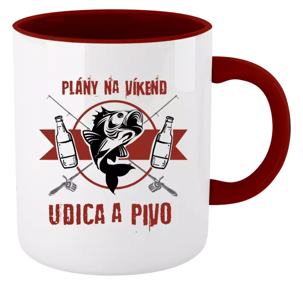 Hrnček  Plány na víkend - udica a pivo
