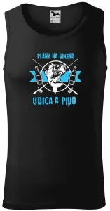 Pánske tielko Plány na víkend - udica a pivo