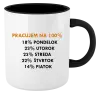 Hrnček  Pracujem na 100%