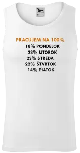 Pánske tielko Pracujem na 100%
