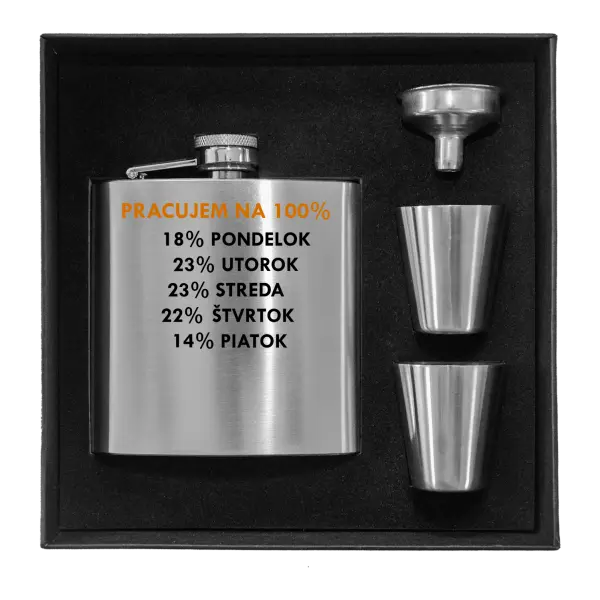 Ploskačka v krabičke Pracujem na 100%