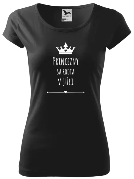 Dámske tričko Princezny sa rodia v ...