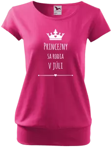 Dámske tričko Princezny sa rodia v ...