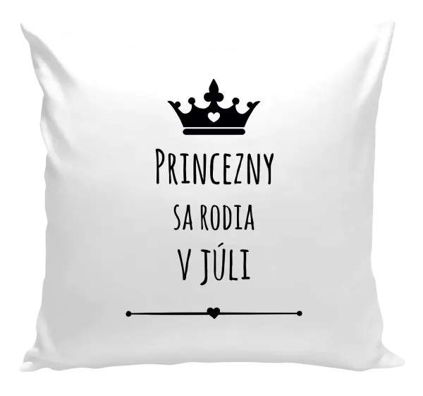 Vankúš Princezny sa rodia v ...