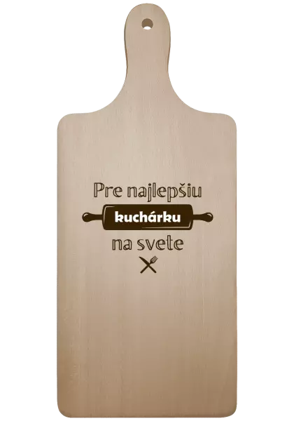 Doštička Pre najlepšiu kuchárku na svete