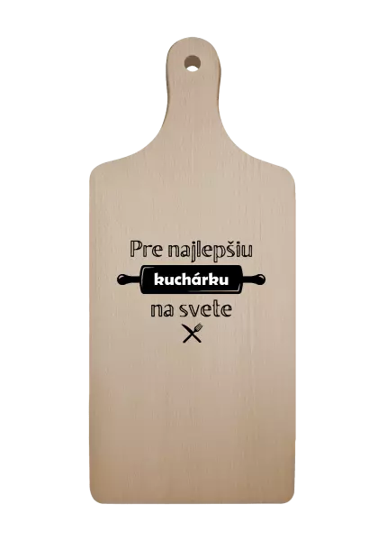 Doštička Pre najlepšiu kuchárku na svete