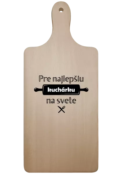 Doštička Pre najlepšiu kuchárku na svete