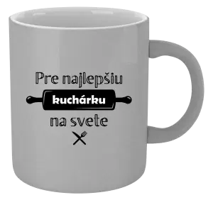 Hrnček metalický Pre najlepšiu kuchárku na svete