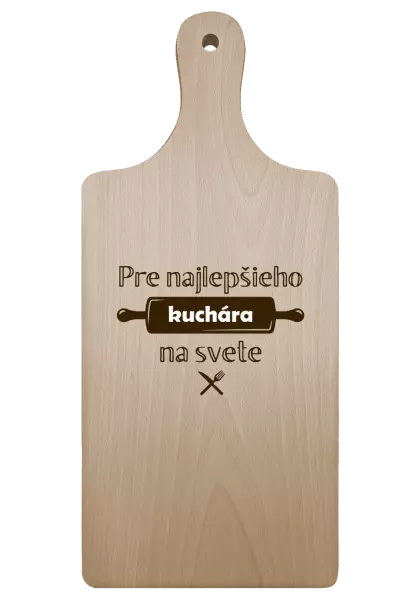 Doštička Pre najlepšieho kuchára na svete