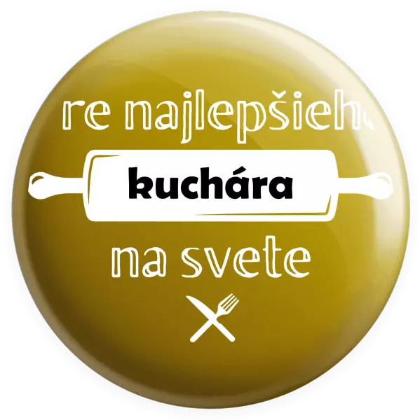Placka Pre najlepšieho kuchára na svete