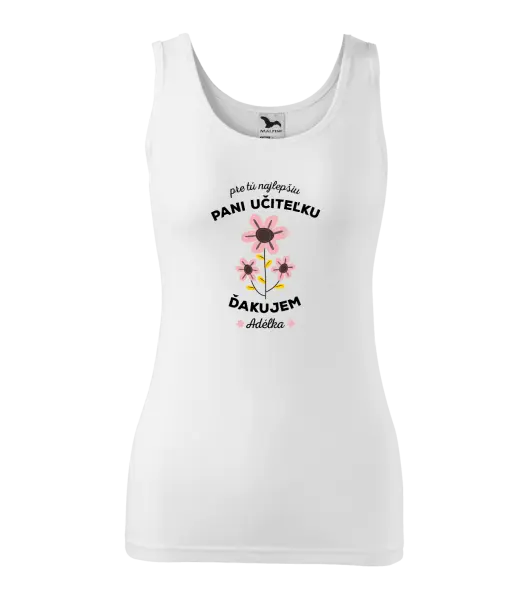 Dámske tielko Pre tú najlepšiu pani učiteľku 